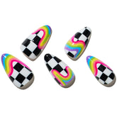 Glamermaid-ongles-arc-en-ciel: look vibrant pour fêtes et sorties.