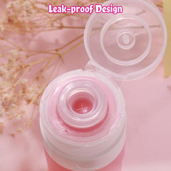GLAMFIELDS bouteille anti-fuite rose 3oz, idéale pour vos liquides sans fuite.