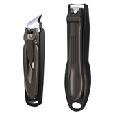 GLAMFIELDS coupe-ongles avec recuperateur, coupe propre et sans eclaboussures.
