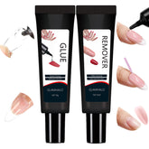 Glamhalo Colle semi-solide pour ongles, pose précise et tenue prolongée.