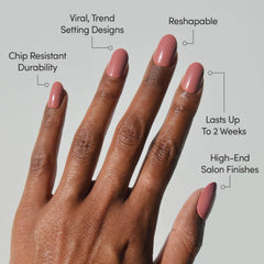 Glamnetic ensemble 12 tailles et 30 ongles pour ajustement personnalisé.