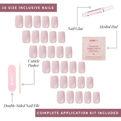 Glamnetic Pinky Promise – étui rangement inclus, stockage pratique.