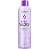 Glamonade acetone remover bottle showing fast gel polish removal for salon use.