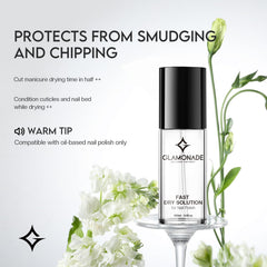 Glamonade finition-lisse-vernis : surface uniforme pour un look net.