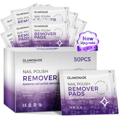 Glamonade pads démaquillant-vernis gel: élimination rapide du vernis sur tous les ongles