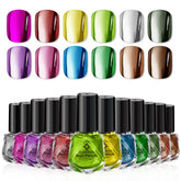 Glamonade vernis chrome arc-en-ciel pour un éclat métallique durable.