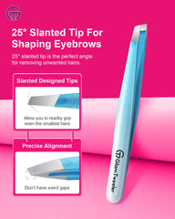 GlamTweeler ensemble de pinces professionnelles, outil polyvalent pour soins quotidiens.