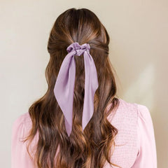 Noeud satin Glaudmeiss avec ruban, accessoire chic pour cheveux.