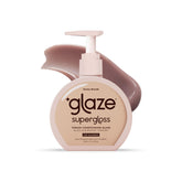 Glaze Super Gloss – bouteille prête à révéler la brillance des cheveux naturels.