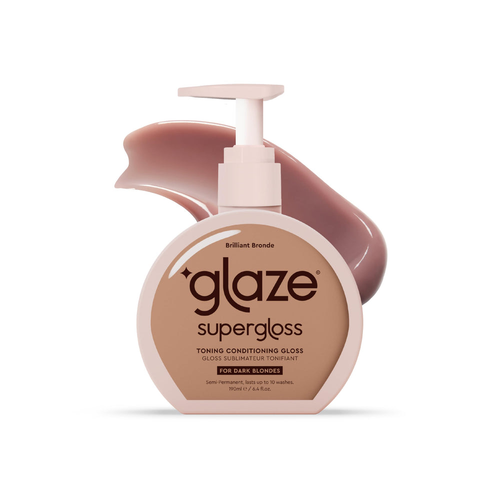 Glaze Supergloss – bouteille couleur hydratante offrant une brillance durable