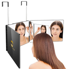 GLDDAO Miroir 360 pour coiffure, vue complète sans angle mort