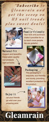Gleamrain ongles couche supérieure brillante pour un fini éclatant.