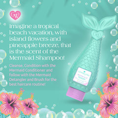 Glimmer Wish Mermaid Kids Shampoo: flacon recyclable et usage familial.
