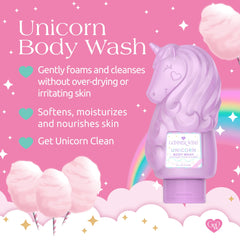 Glimmer Wish kids body wash foaming lather during bath time