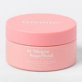 Glimmr masque capillaire 10 minutes sur cheveux, hydratation rapide et efficace.