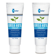 Globe Crème Urée 40% sur talons, hydratation des zones sèches.