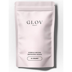 Têtes d'infusion Glov Beauty 0,25 mm prêtes à l'emploi.