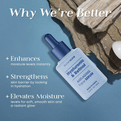 Texture lissante du Glow Elixir Sérum Retinol, pénètre rapidement sans effet gras.