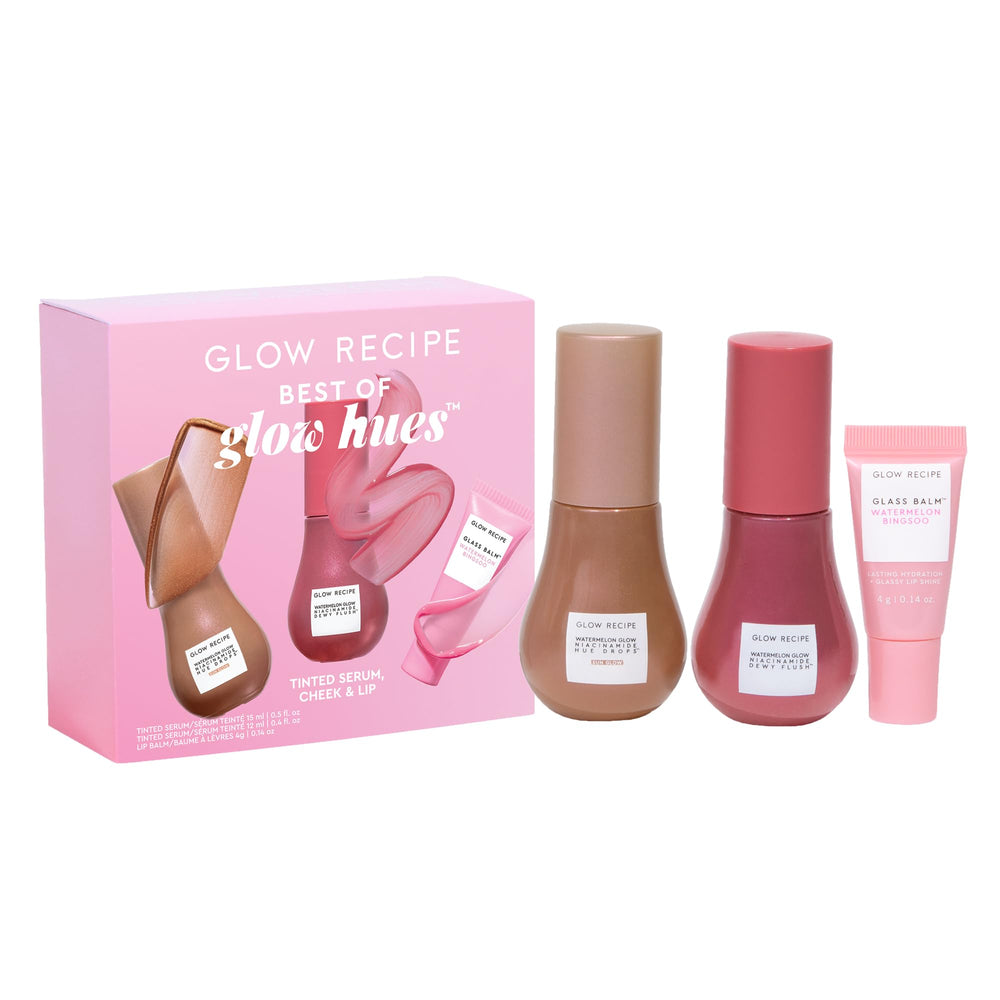 Kit Glow Recipe Best of Glow Hues prêt à offrir une routine rapide et lumineuse