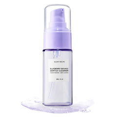 Glow Recipe Blueberry Bounce bouteille-mousse nettoyant moussant hydratant pour peau nette et lumineuse.