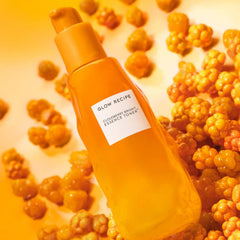 Glow Recipe Cloudberry Toner: etiquette indiquant les ingrédients clés.
