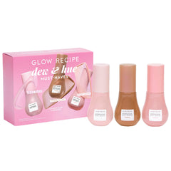Glow Recipe Dew Drops en bouteille, hydratation instantanée et éclat naturel.