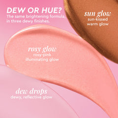 Glow Recipe Hue Drops Sun Glow, teinte dorée légère et hydratation intégrée.