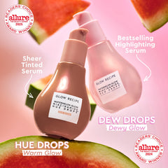 Texture lumineuse et fluide des Hue Drops, rapidement absorbée