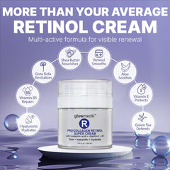Glowmedik Crème visage hyaluronique hydratation légère pour peau douce