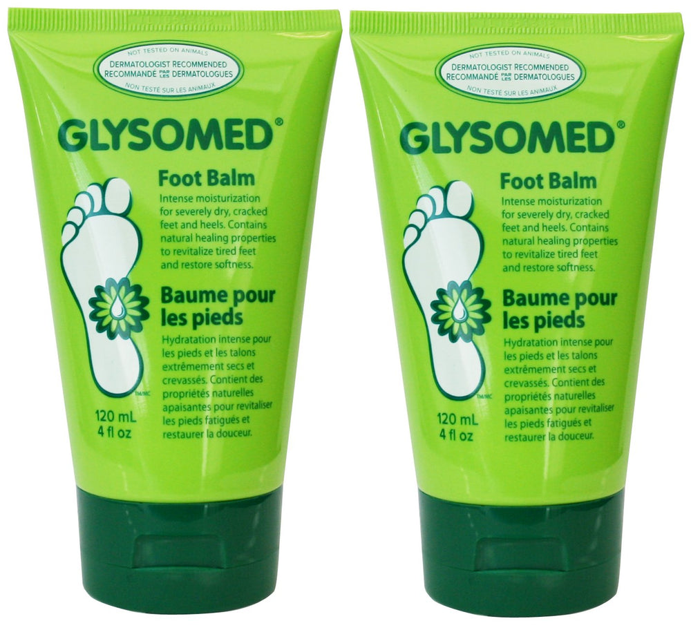 Glysomed baume-pieds – tube 120 ml – hydrate et adoucit les pieds secs.