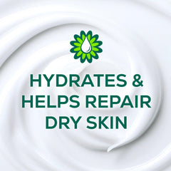 Détail montrant une peau hydratée après absorption rapide.