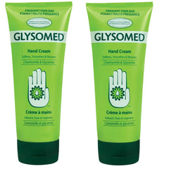 Vue du pack Glysomed avec deux tubes de 250 mL pour l'hydratation quotidienne.