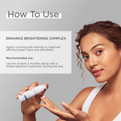 Glytone: application sur visage et décolleté pour une peau plus lumineuse