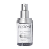 Glytone crème contour des yeux avec bouteille-pompe, soin pratique et hydratant.