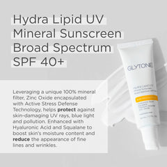 Application-visage douce avec GLYTONE Hydra Lipid pour hydratation légère.