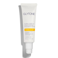 GLYTONE Hydra Lipid: bouteille d'écran solaire minéral prête pour usage quotidien.