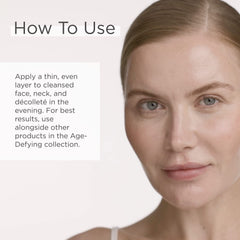 GLYTONE Peptide+ Crème Nuit hydratation profonde – peau douce au réveil.