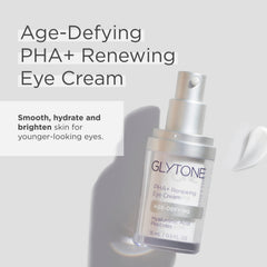 Glytone contour des yeux acide lactobionique, exfoliation douce.