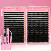 Gmagictobo kit clusters cils 560pcs, ensemble complet pour extensions à domicile.
