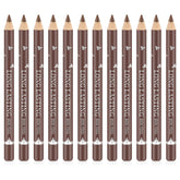 Go Ho crayon sourcils brun moyen pack 12 pièces tenue longue durée