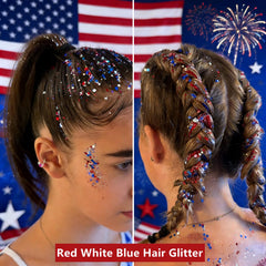 Go Ho Glitter application facile sur visage et cheveux sans effort