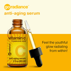 Go Radiance sérum vitamine C 20% – texture fluide et absorption rapide.