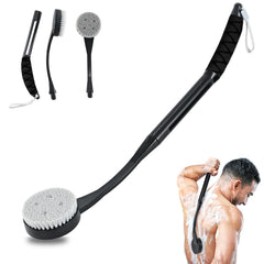 Gobiteli brosse-douche poignee-longue facilite le nettoyage du dos