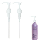 gocola pompe doseuse Pureology 1L blanche, distribution précise pour shampoing et après-shampoing