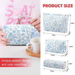 Gocvo petite trousse toilette 7,3x2,5 pouces, ideale pour pinceaux et soins.