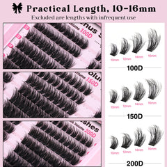 Goddvenus cils D-Curl bouclés et doux pour une allure épurée et confortable.