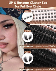 Goddvenus ensembles cils volume 260D-300D pour un regard plus dense.