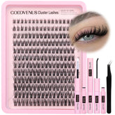 Goddvenus kit cils D Curl 192 pièces pour un regard plus ouvert et naturel.