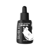 Godefroy Silver Fox: bouteille huile barbe pour brillance sur poils gris.
