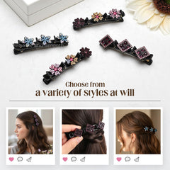 Godmifa accessoire cheveux cristal polyvalent pour divers styles et occasions.